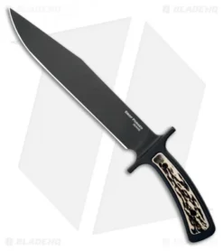 Cold Steel Drop Forged Bowie Fixed Blade Knife (9.5" Black) 36MK