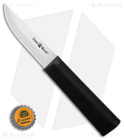 Cold Steel Finn Bear Fixed Blade Knife Black Polymer (4" Satin) 20PC - Image 4