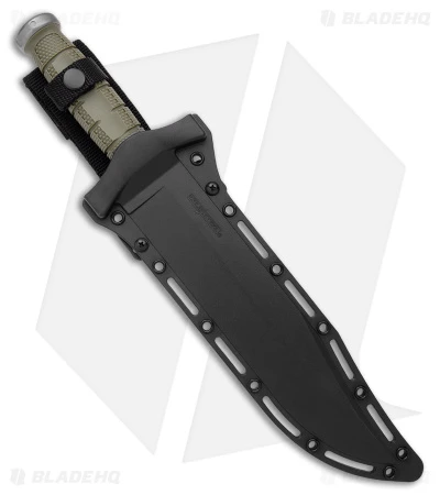 Cold Steel Lynn Thompson Leatherneck Bowie Fixed Blade Knife (10.5" Stonewash) - Image 3