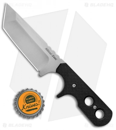 Cold Steel Mini Tac Tanto Neck Knife G-10 (3.75" Bead Blast) 49HTF - Image 4