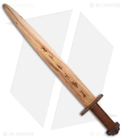 Condor Viking Ironside Wooden Sword Leather (20" Natural)