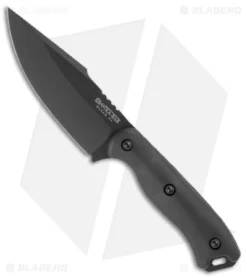 Ka-Bar Becker Harpoon Fixed Blade Knife Black (4.5" Black) BK18BK