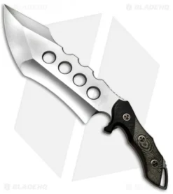 Marfione Custom Juggernaut Fixed Blade Knife Green Micarta/CF (8.75" Mirror)