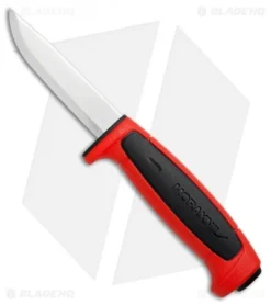 Morakniv Basic 511 Fixed Blade Knife Red/Black (3.5" Satin)