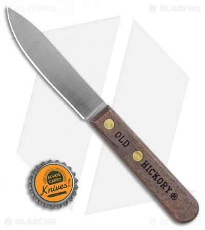 Ontario Old Hickory Outdoor Bird & Trout Fixed Blade Knife (3.4" Satin) 7027 - Image 4
