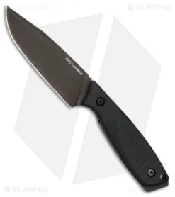 Ontario OKC Cerberus Fixed Blade Knife W/ Nylon Sheath (4.8" Black) 8694