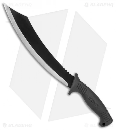 Schrade Mach1 Machete Fixed Blade (12" Black) SCMACH1CP