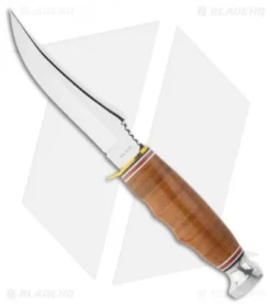 Ka-Bar Skinner Hunting Fixed Blade Knife Leather (4.375" Polish) 1233