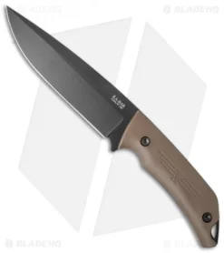 Ka-Bar Jarosz Turok Fixed Blade Knife Coyote (6.25" Black) 7503