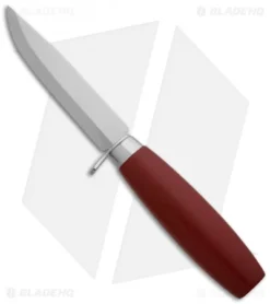 Morakniv Classic Red 612 Knife (4.125" Satin Plain) Plain