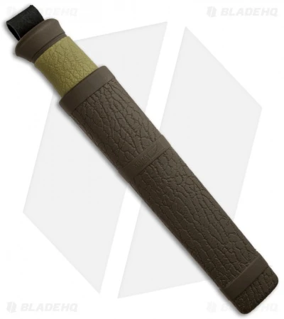 Morakniv Outdoor 2000 Fixed Blade Knife (4.25" Satin Plain) Olive - Image 2