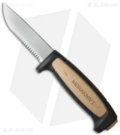 Morakniv Rope Knife Brown (3.25" Satin Serr) 12245 Sweden